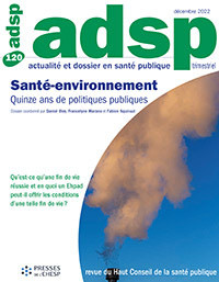 Santé-environnement : quinze ans de politiques publiques - ... Image 1