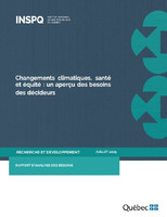 Changements climatiques, santé et équité : un aperçu des ... Image 1