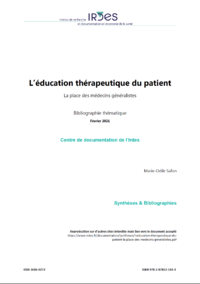 L’éducation thérapeutique du patient La place des médecins ... Image 1