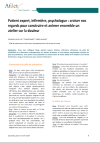 Patient expert, infirmière, psychologue : croiser nos ... Image 1