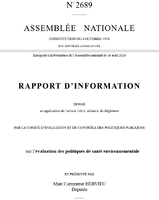 Rapport d'information (...) sur l'évaluation des politiques ... Image 1