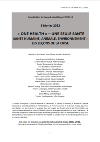 « One Health » – Une seule santé. Santé humaine, animale, ... Image 1