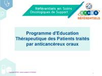 Programme d'éducation thérapeutique des patients traités ... Image 1