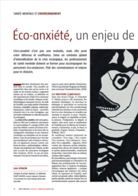 Éco-anxiété, un enjeu de santé mentale ? Image 1
