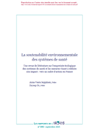 La soutenabilité environnementale des systèmes de santé. ... Image 1