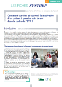 Comment susciter et soutenir la motivation d’un patient à ... Image 1