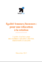 Egalité femmes/hommes : pour une éducation à la relation