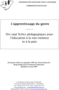 L'apprentissage du genre